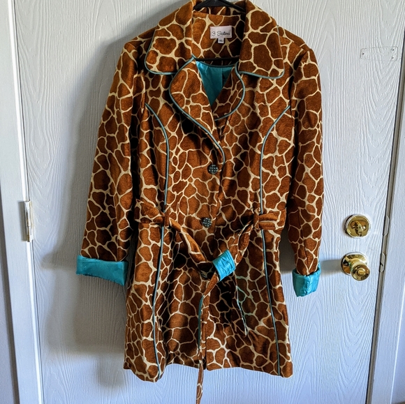 3 Sisters Jackets & Blazers - 🧡 FINAL PRICE! 🧡 NWOT Giraffe Print coat